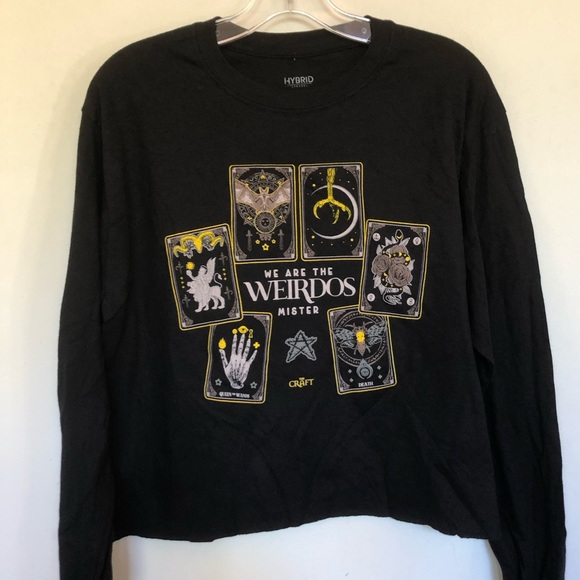 The Craft Long Sleeve Tarot Card Crop T shirt - Picture 2 of 4